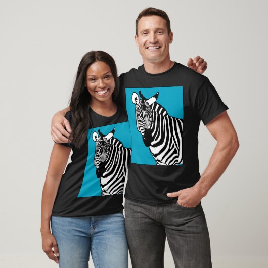 Cooles Zebra-Tier T-Shirt (Unisex)