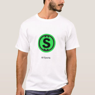 Cooles Zeichen für alleSports-Kryptowährung T-Shirt