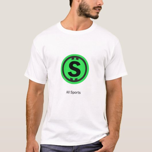 Cooles Zeichen für alleSports-Kryptowährung T-Shirt (Vorderseite)