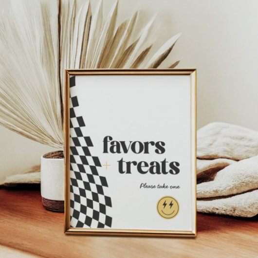 Cooles Zeichen für hintere Gefälligkeiten eines Ju Poster