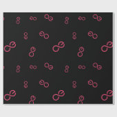 Cooles Zeichenmuster für die Kryptowährung Geschenkpapier (Flach)