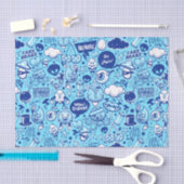 Cooles Zeichentrickmuster Seidenpapier (Handwerk)