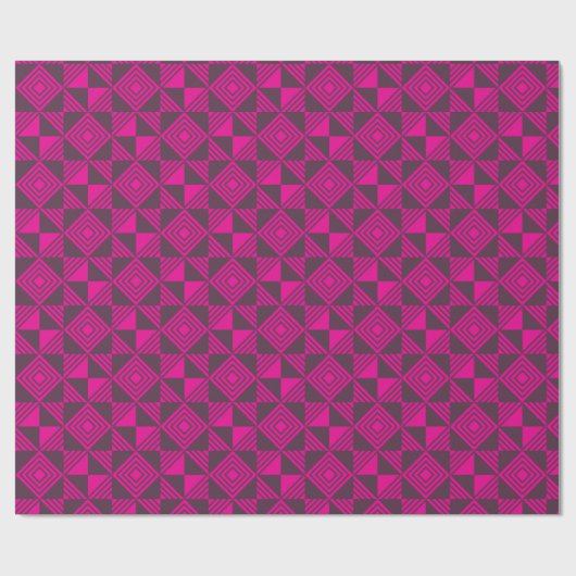 Cooles zeitgenössisches klassisches Brautparty Geschenkpapier (Flach)