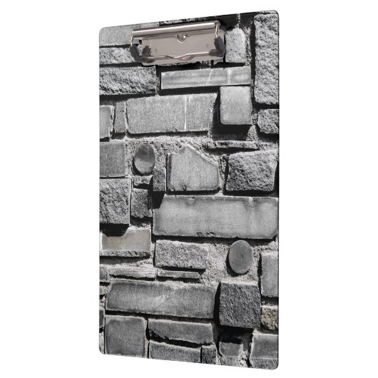 Cooles Ziegelmauermuster Klemmbrett (Links)