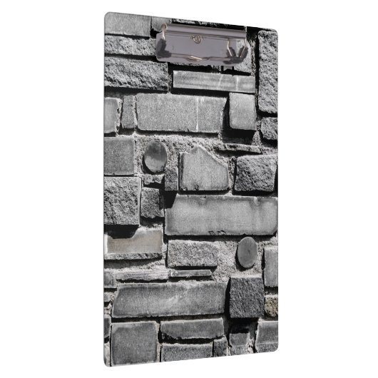 Cooles Ziegelmauermuster Klemmbrett (Rechts)