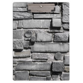 Cooles Ziegelmauermuster Klemmbrett (Vorderseite)