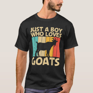 Cooles Ziegendesign für Jungen Kinder Ziegenbauer  T-Shirt