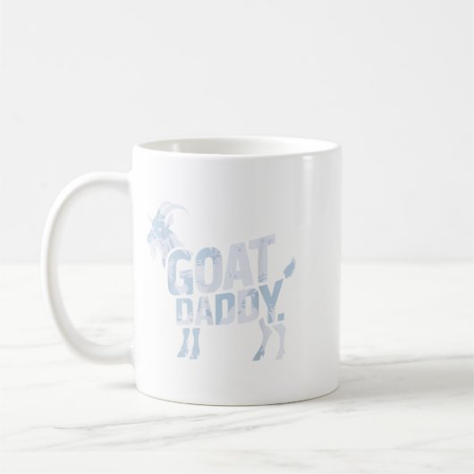 Cooles Ziegendesign für Männer Jungen Pygmäe Ziege Kaffeetasse (Links)