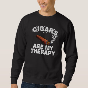 Cooles Zigarren für Männer Rauchen Sweatshirt