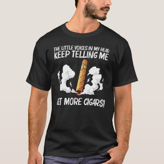 Cooles Zigarren für Männer Rauchen T-Shirt (Vorderseite)
