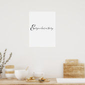 Cooles Zitat JEDER HAT EINE GESCHICHTE... Print Ar Poster (Küche)