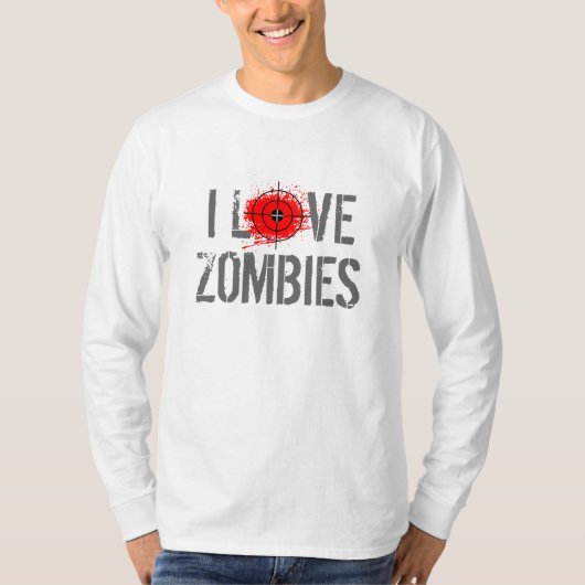 Cooles Zombie-Shirt T-Shirt (Vorderseite)