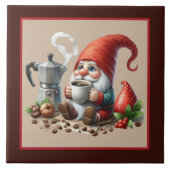 Cooles Zuhause-Coffeeshop Fliese (Vorderseite)