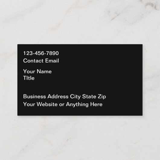 Coolest 8 Ball Billiards Business Cards Visitenkarte (Rückseite)