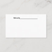 Coolest Bartender For Hire Theme Visitenkarte (Rückseite)