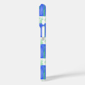 Coolest Blue Nautical Abstract Case-Mate iPhone Hülle (Rückseite / Links)