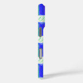 Coolest Blue Nautical Abstract  Case-Mate iPhone Hülle (Rückseite / Rechts)