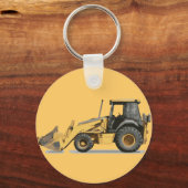 Coolest Construction Excavator Digger Schlüsselanhänger (Vorderseite)
