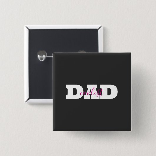 Coolest Dad Button (Vorne & Hinten)