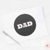 Coolest Dad Runder Aufkleber (Umschlag)