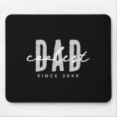 Coolest Dad Since 20xx Modern Simple Preppy Mousepad (Vorne)