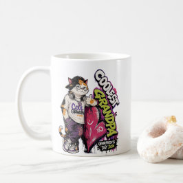 Coolest Grandpa Hip Hop Calico Grandparents Day Kaffeetasse