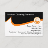 Coolest Modern Cleaning Services  Visitenkarte (Vorderseite)