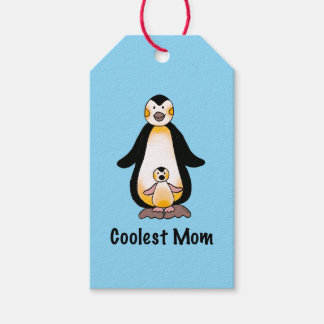 Coolest Mom Penguin Family Design Geschenkanhänger