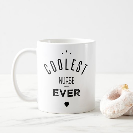 Coolest Nurse Kaffeetasse (Mit Donut)
