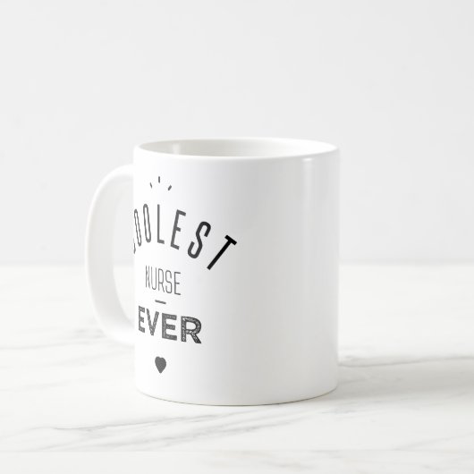 Coolest Nurse Kaffeetasse (Vorderseite Links)
