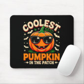 Coolest Pumpkin In The Patch Groovy Halloween For Mousepad (Mit Mouse)