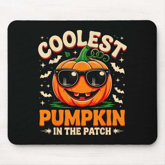 Coolest Pumpkin In The Patch Groovy Halloween For Mousepad (Vorne)