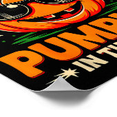 Coolest Pumpkin In The Patch Groovy Halloween For  Poster (Ecke)