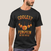 Coolest Pumpkin In The Patch Halloween Boys Girls T-Shirt (Vorderseite)
