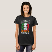 Coolest Pumpkin In The Patch Italian Flag Jack Ou2 T-Shirt (Vorne ganz)