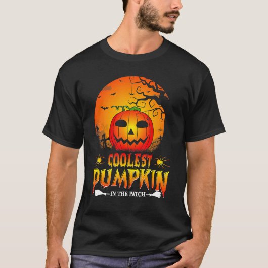 COOLEST PUMPKIN IN THE PATCH Toddler Boys Hallowee T-Shirt (Vorderseite)