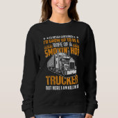 Coolest Truck Driver Construction Workers Vehicle Sweatshirt (Vorderseite)