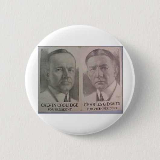 Coolidge 1922 - Dawes Button (Vorderseite)