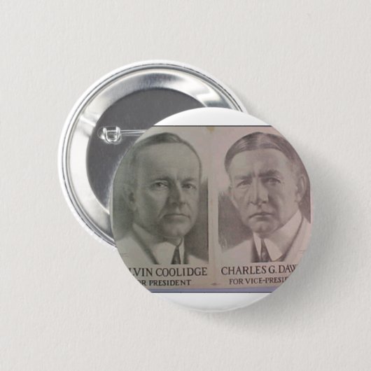 Coolidge 1922 - Dawes Button (Vorne & Hinten)