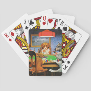 Coolidge Classic Vintage Hund Poker Spiel Kunst Spielkarten