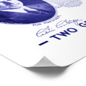 Coolidge-Dawes 1924 Gerahmtes Poster (Ecke)