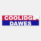 Coolidge-Dawes Autoaufkleber (Vorne)