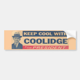Coolidge für Präsidenten Sticker Autoaufkleber