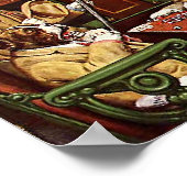 Coolidge, His Station and Four Aces, Poster (Ecke)