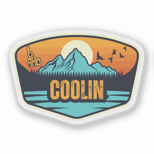 Coolin, Idaho Aufkleber (Vorderseite)