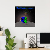 Cooliosperosa Moon Poster (Heimbüro)