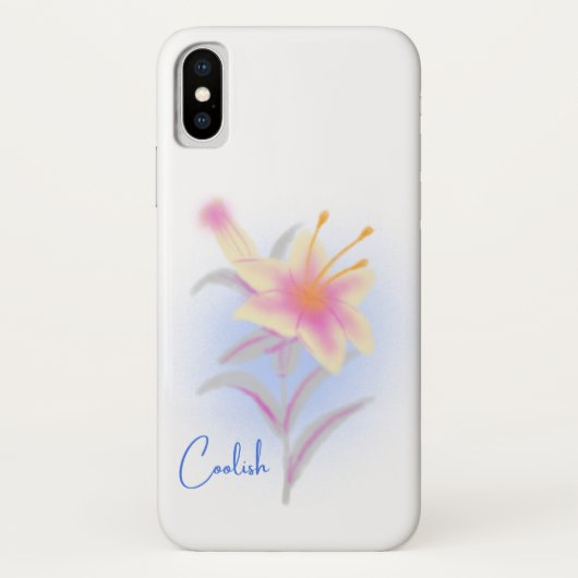 Coolish Lily Bloom Case-Mate iPhone Hülle (Rückseite)