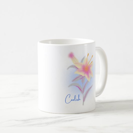 Coolish Lily Bloom Tasse (VorderseiteRechts)
