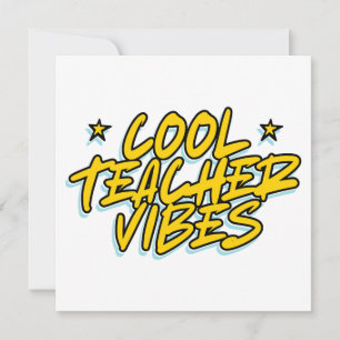 COOLLEHRER-VIBES LEHRERTAG-GESCHENK EINLADUNG