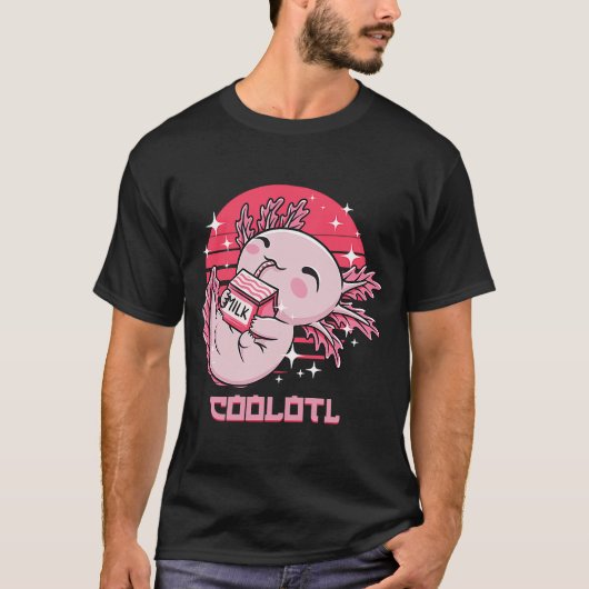 Coolotl Axolotl Spaß Salamander Amphibians Anima T-Shirt (Vorderseite)